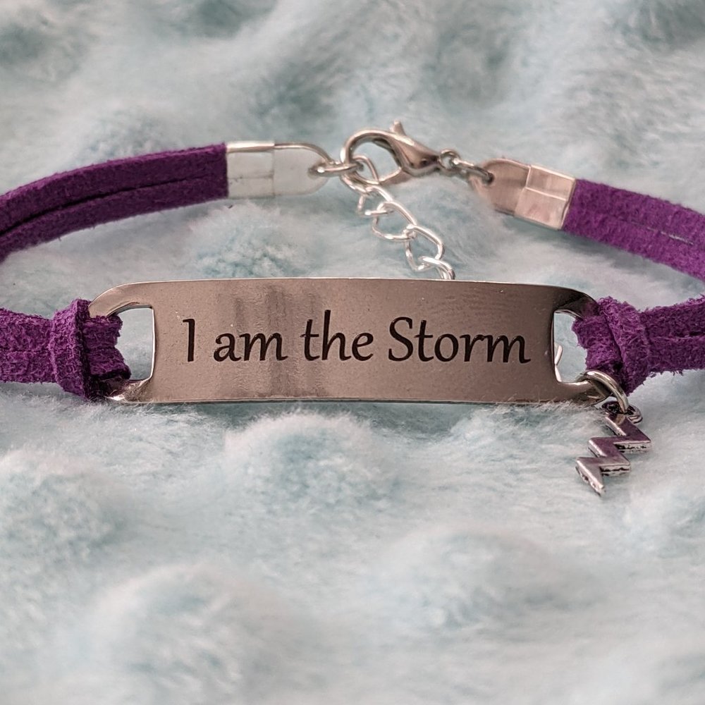 I Am The Storm Bracelet Empowering Jewelry, Motiva